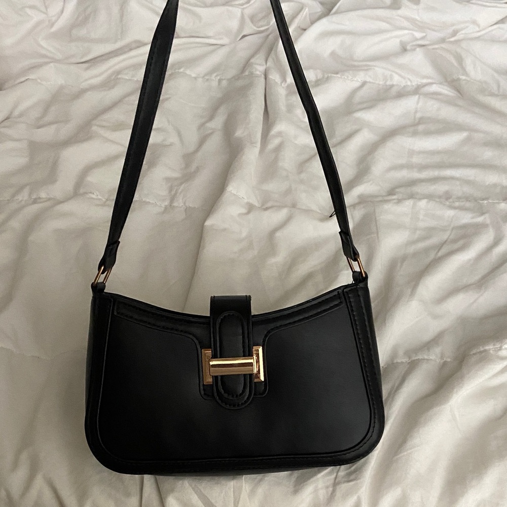 SHEIN Classic Black Shoulder Bag